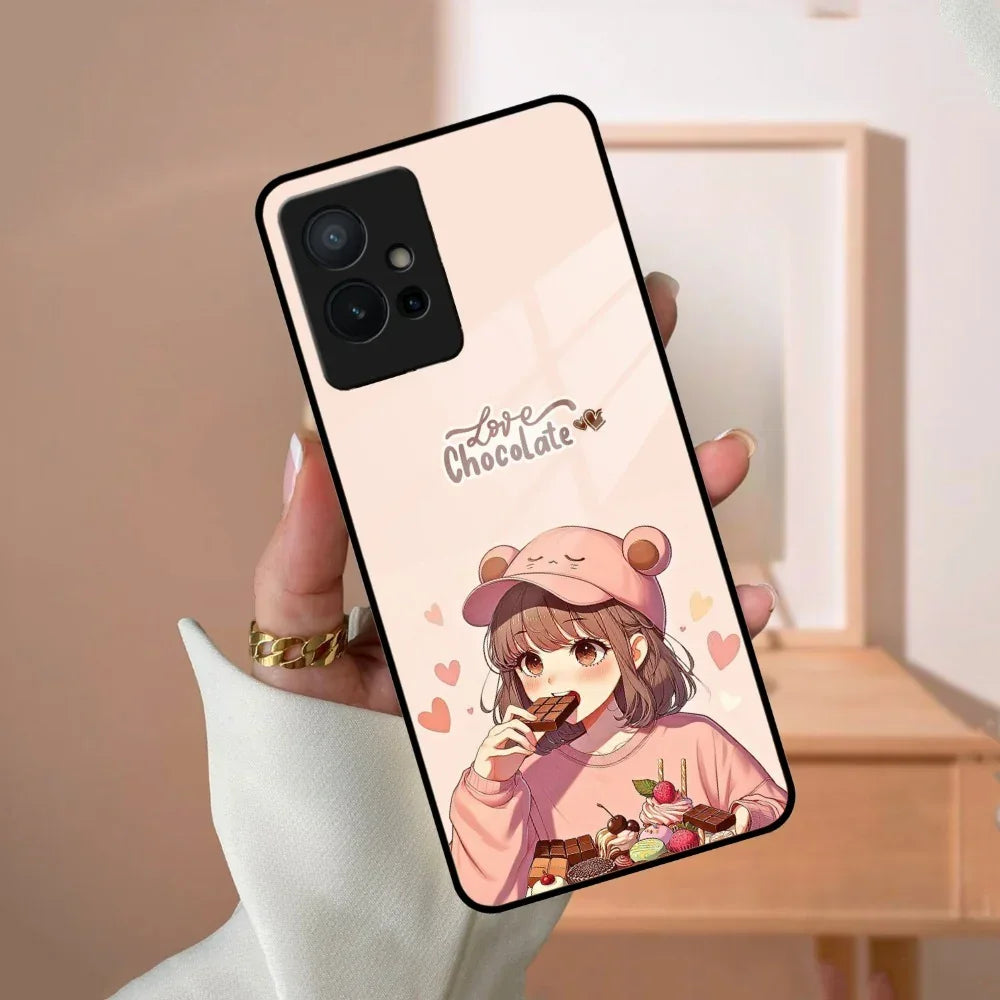 Dessert Dream Glass Case Cover For Vivo - ShopOnCliQ