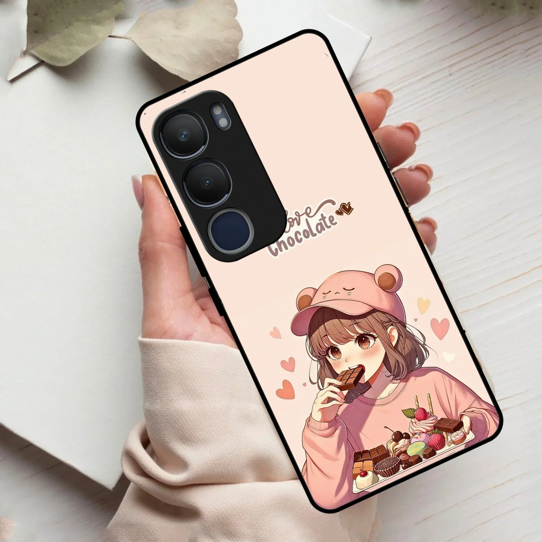 Dessert Dream Glass Case Cover For Vivo - ShopOnCliQ