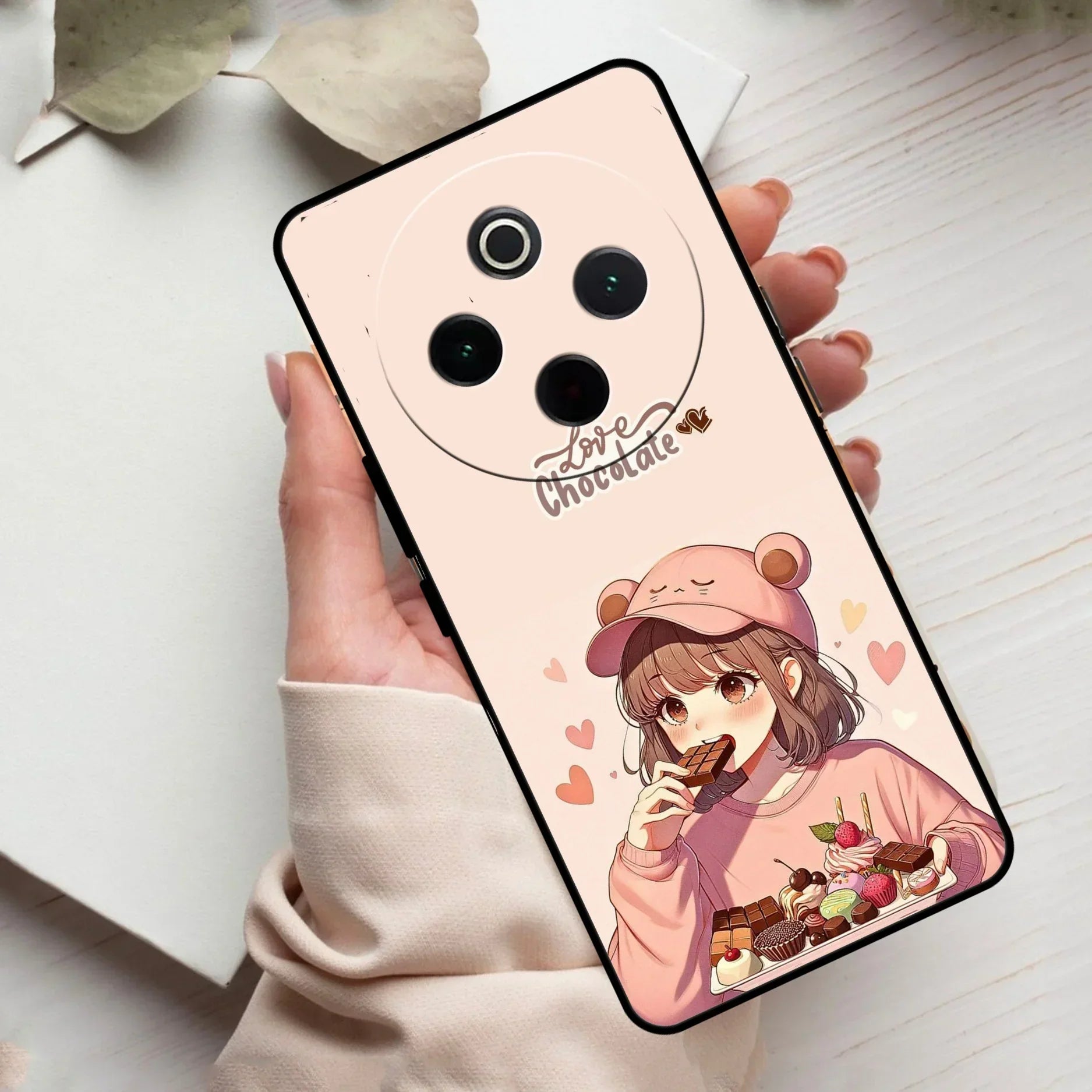 Dessert Dream Glass Case Cover For Vivo - ShopOnCliQ