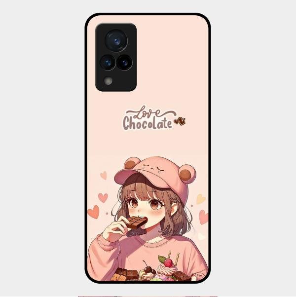 Dessert Dream Glass Case Cover For Vivo V21 5G