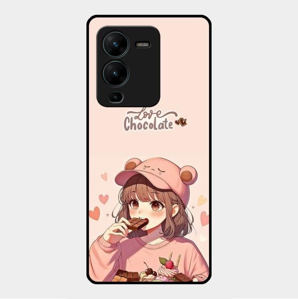 Dessert Dream Glass Case Cover For Vivo V25 Pro 5G