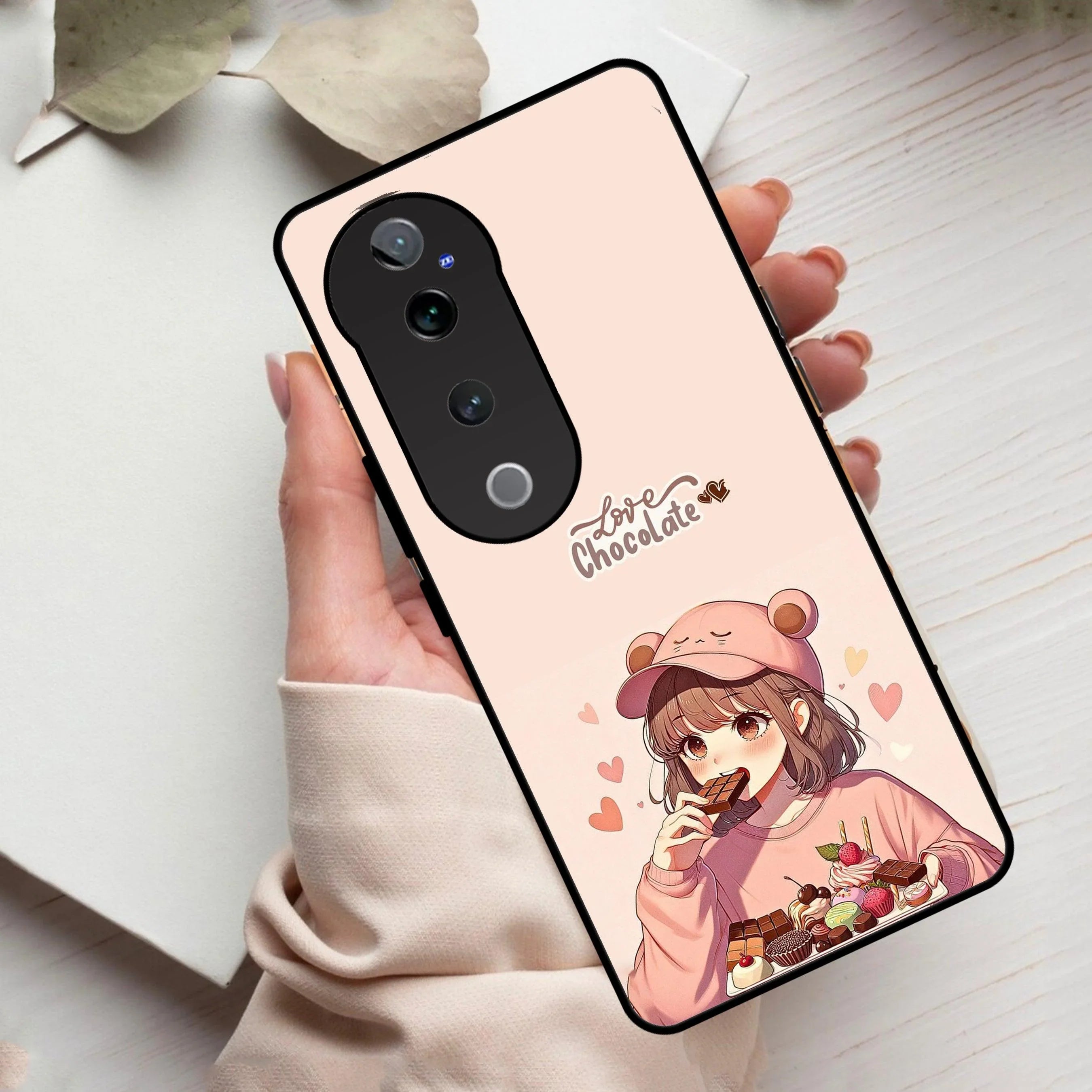 Dessert Dream Glass Case Cover For Vivo - ShopOnCliQ