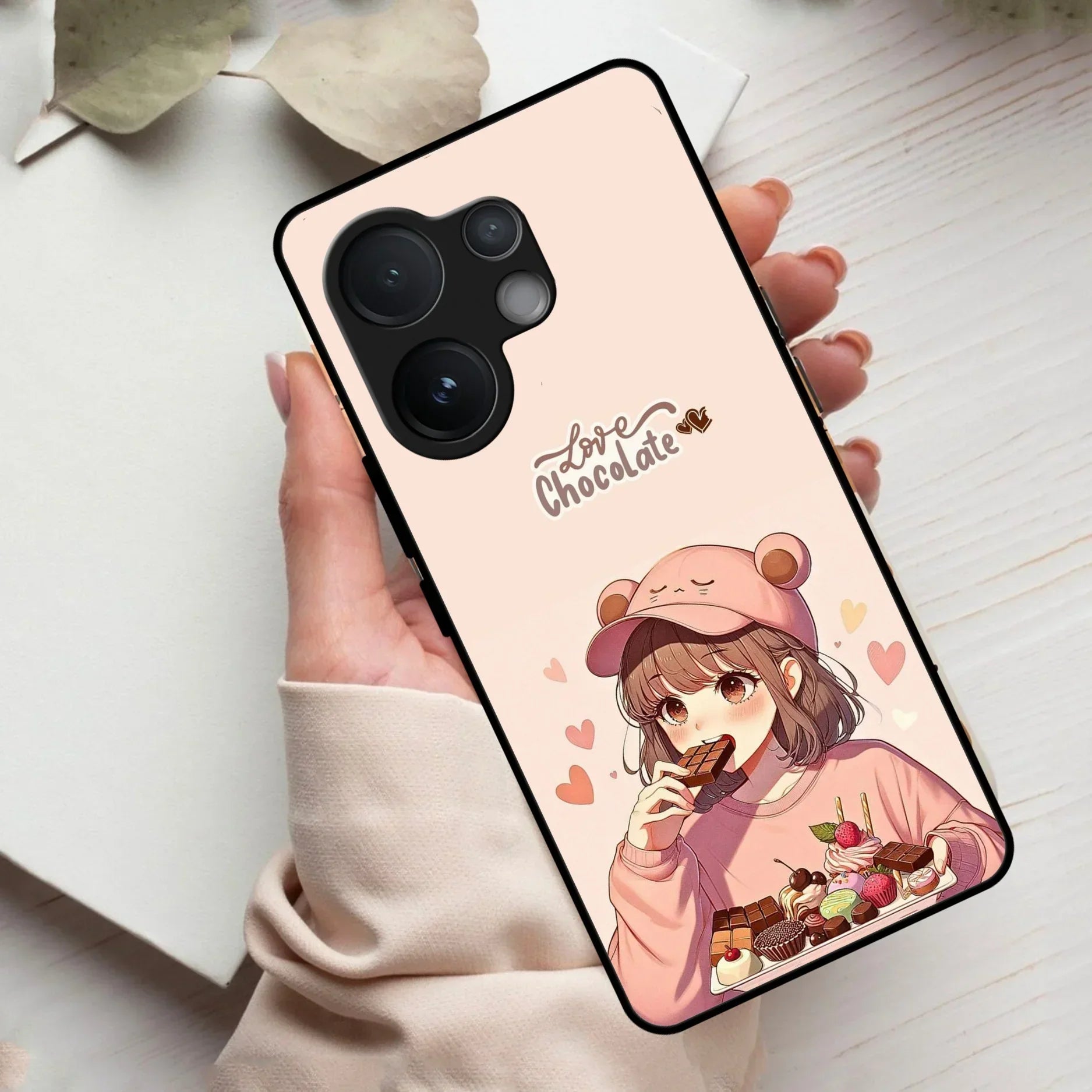 Dessert Dream Glass Case Cover For Vivo - ShopOnCliQ