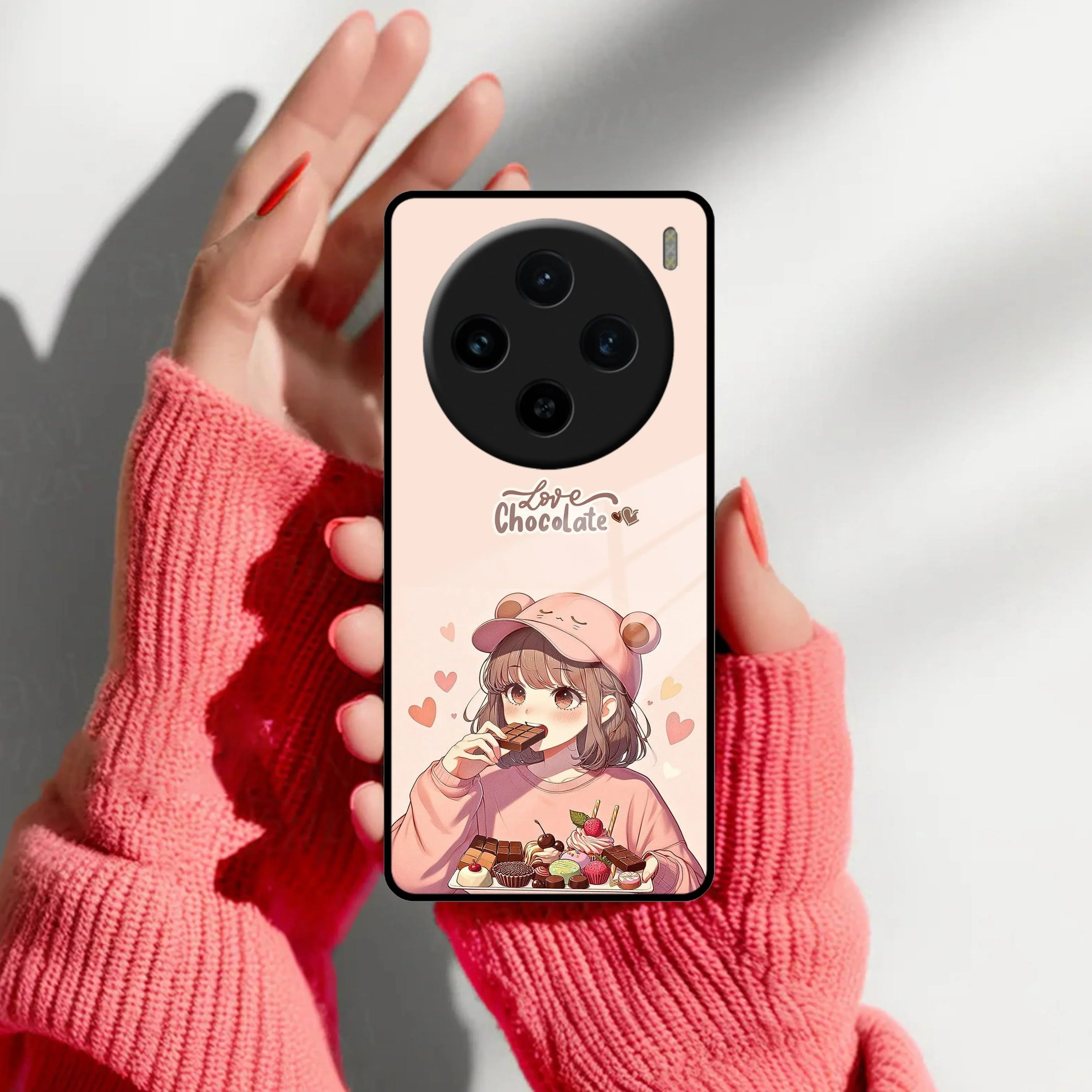 Dessert Dream Glass Case Cover For Vivo - ShopOnCliQ