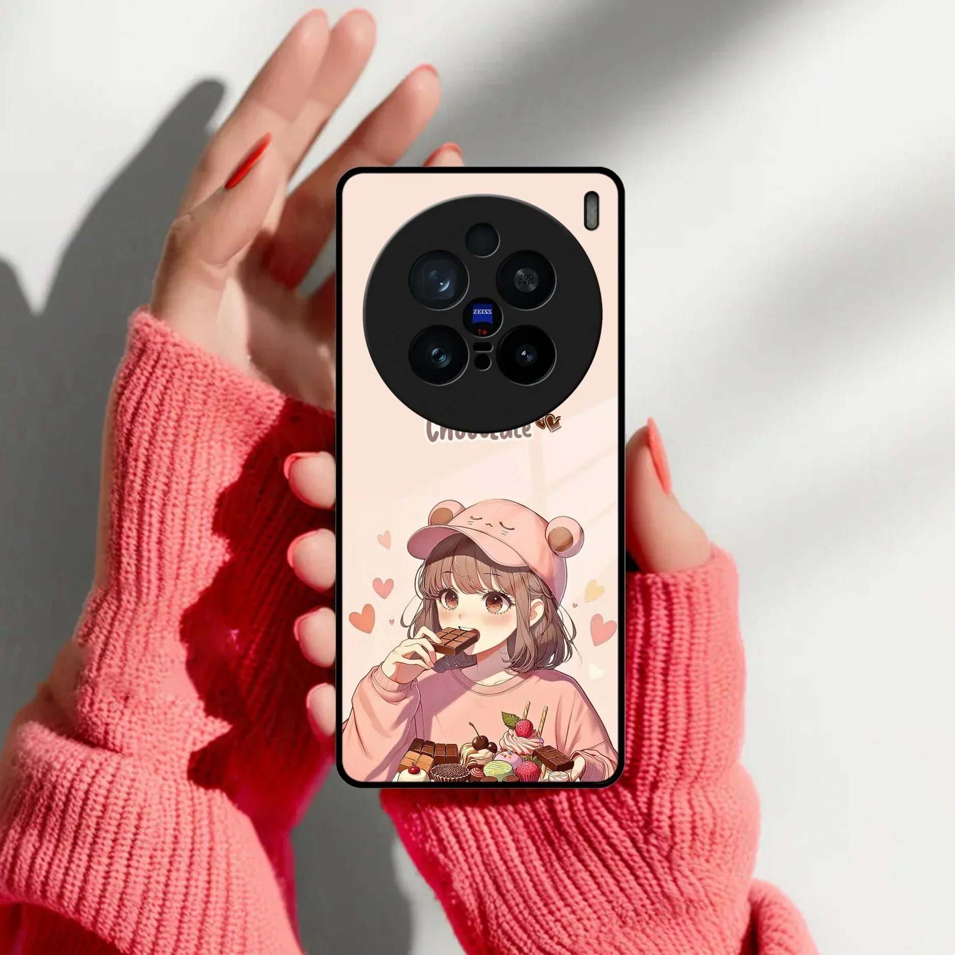 Dessert Dream Glass Case Cover For Vivo - ShopOnCliQ