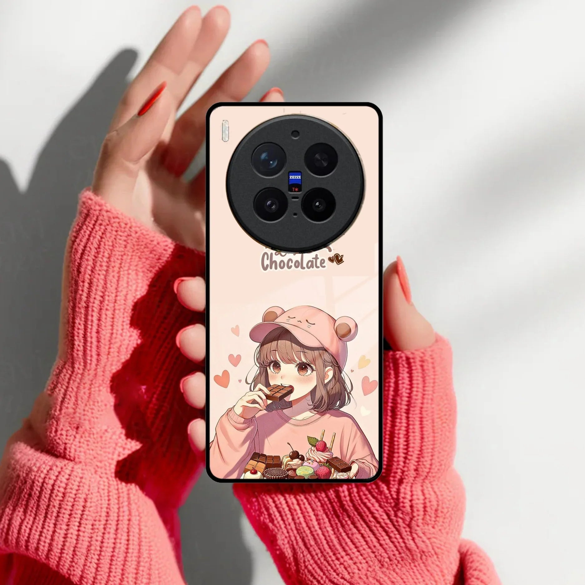 Dessert Dream Glass Case Cover For Vivo