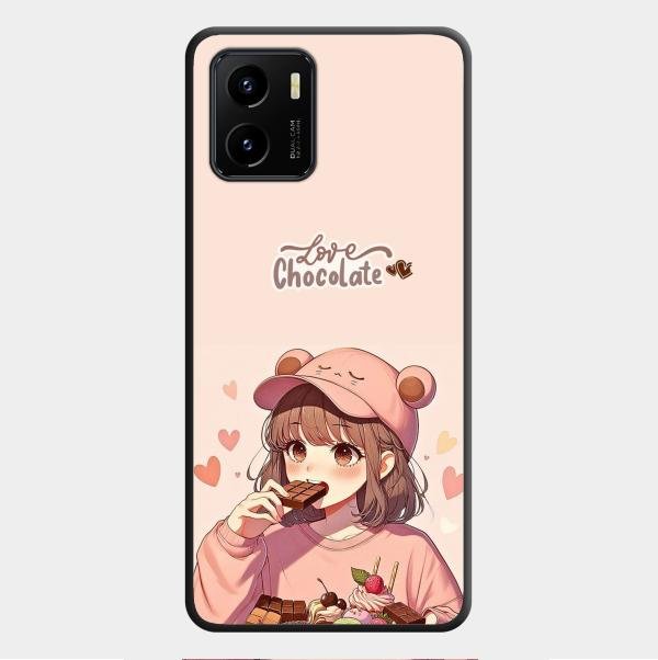 Dessert Dream Glass Case Cover For Vivo Y01