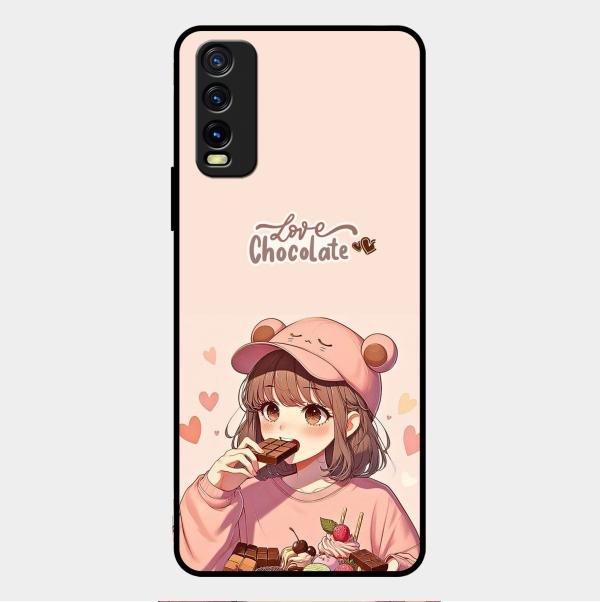 Dessert Dream Glass Case Cover For Vivo Y12G