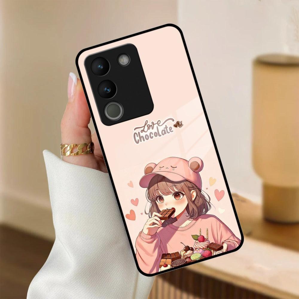 Dessert Dream Glass Case Cover For Vivo - ShopOnCliQ