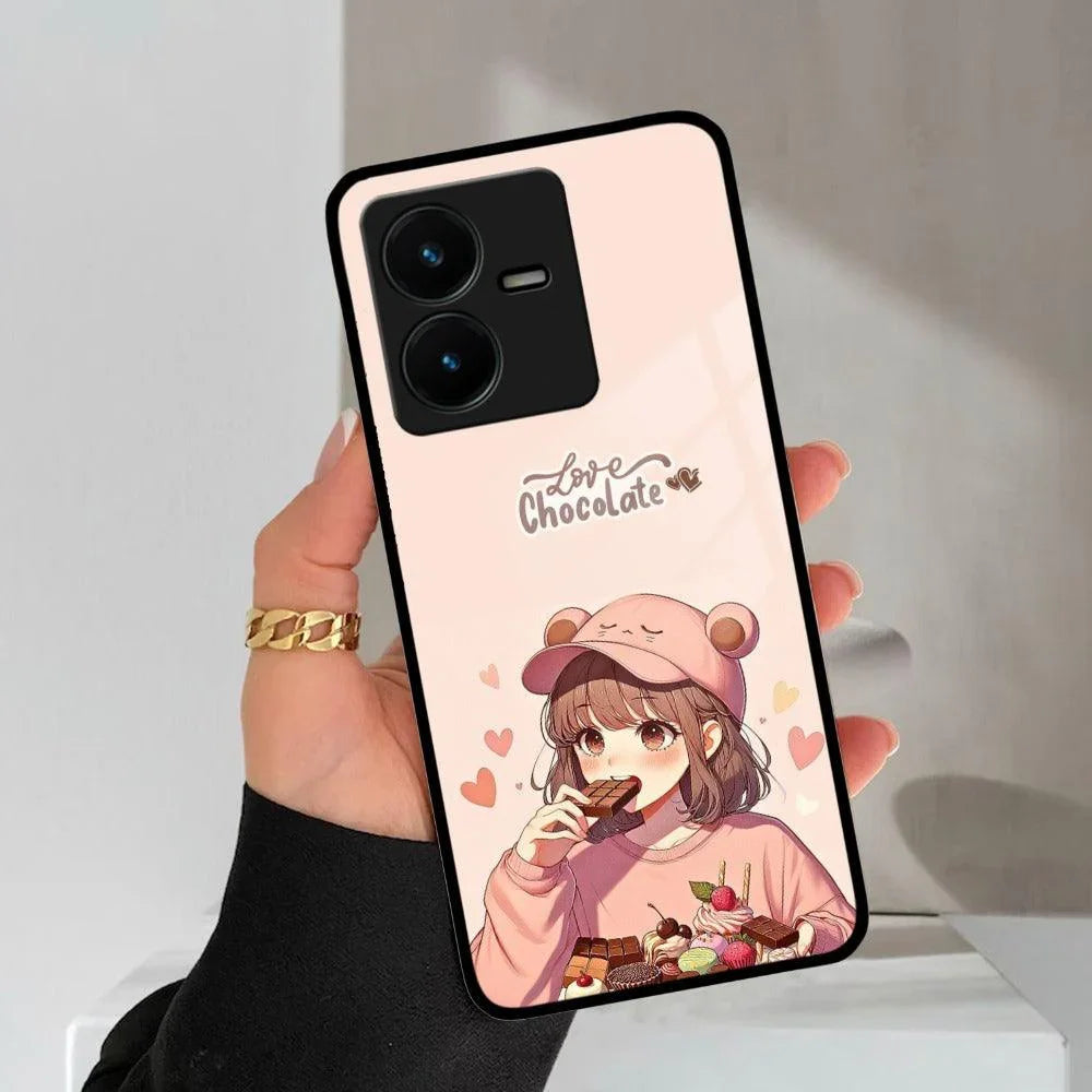 Dessert Dream Glass Case Cover For Vivo - ShopOnCliQ