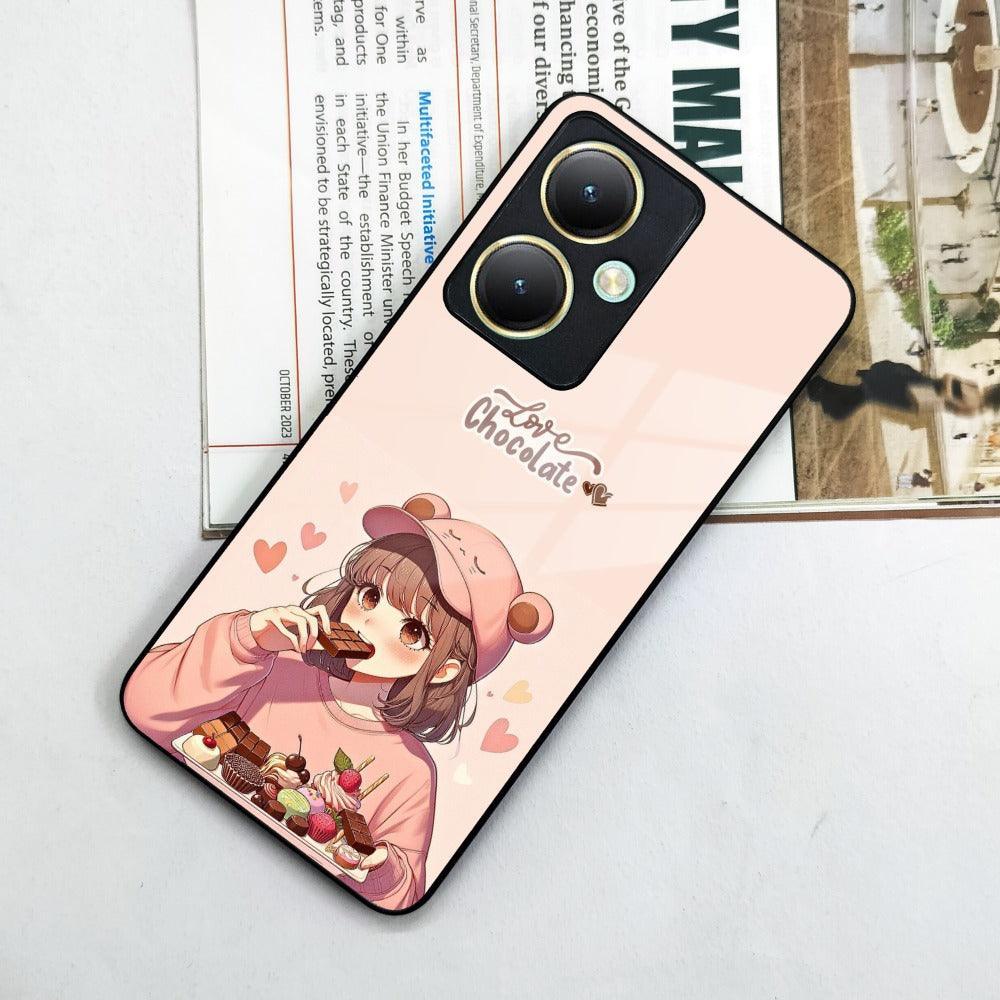 Dessert Dream Glass Case Cover For Vivo - ShopOnCliQ