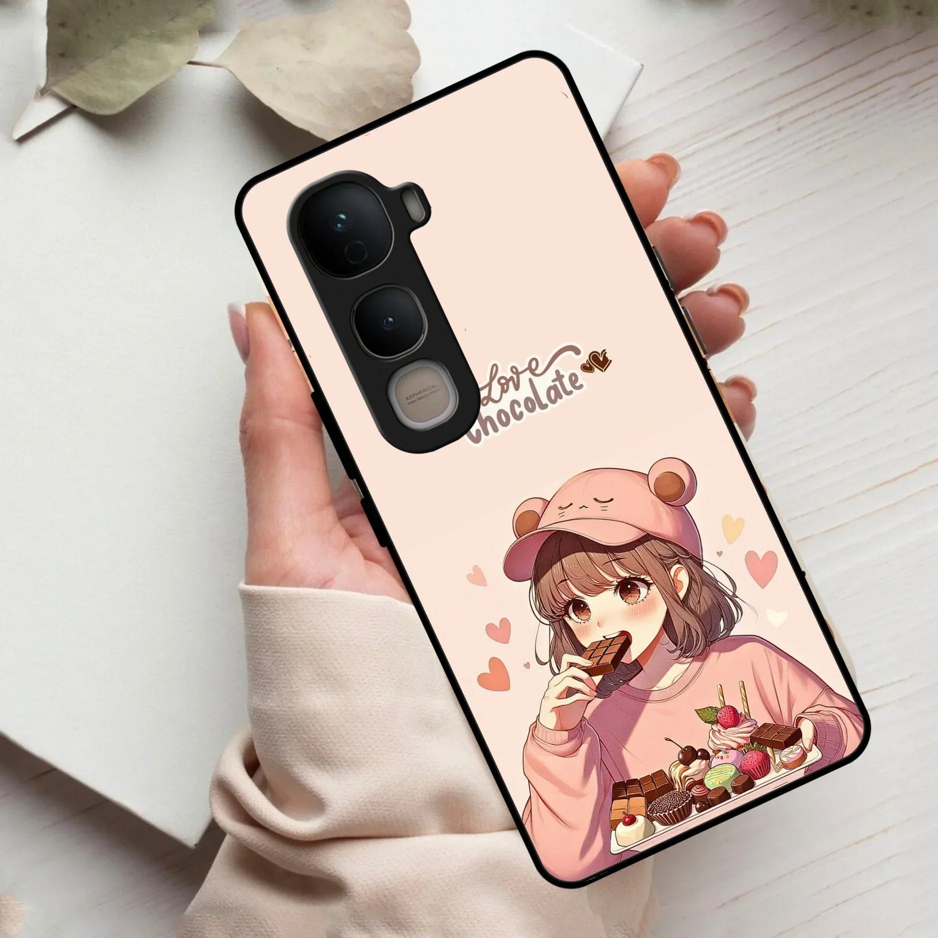Dessert Dream Glass Case Cover For Vivo - ShopOnCliQ