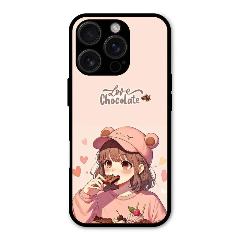 dessert dream glossy metal case cover for iPhone 16 Pro