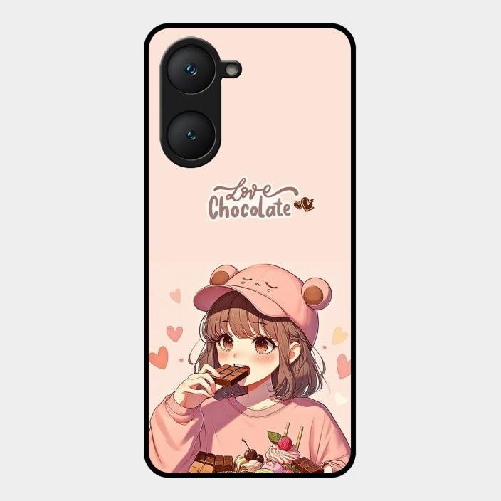 dessert dream glossy metal case cover for Iqoo Z9 Lite 5G