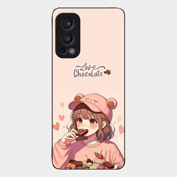 dessert dream glossy metal case cover for Oneplus Nord 2 5G