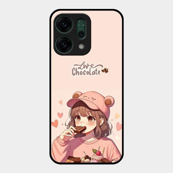 dessert dream glossy metal case cover for Oppo Reno 14 5G