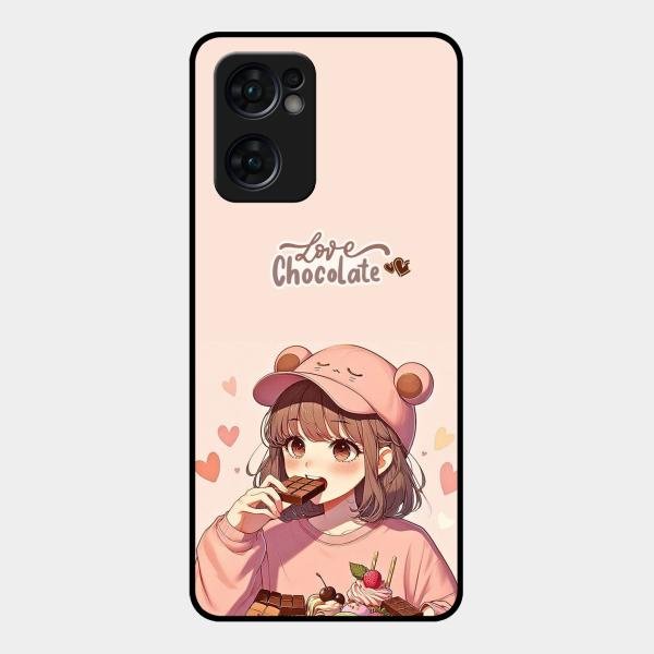 dessert dream glossy metal case cover for Oppo Reno 7 5G