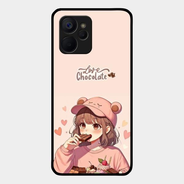 dessert dream glossy metal case cover for Realme 9I 5G