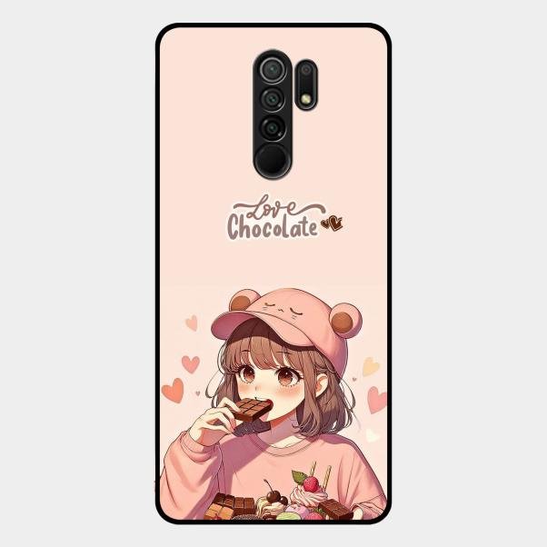 dessert dream glossy metal case cover for Redmi 9 Prime