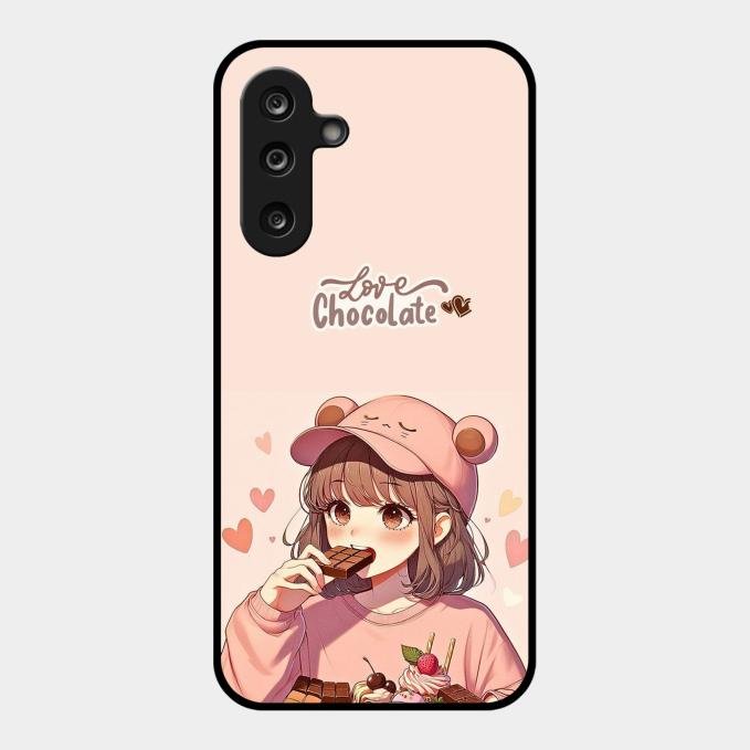 dessert dream glossy metal case cover for Samsung Galaxy M56 5G