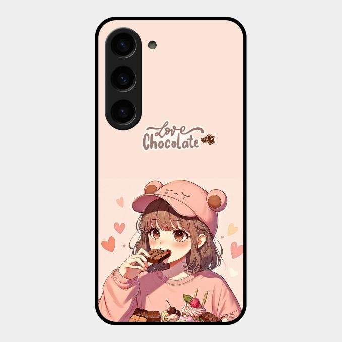 dessert dream glossy metal case cover for Samsung Galaxy S23 5G