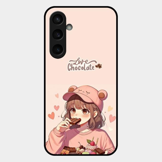 dessert dream glossy metal case cover for Samsung Galaxy S23 Fe 5G