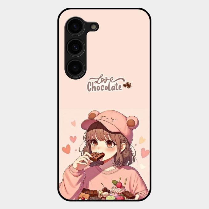dessert dream glossy metal case cover for Samsung Galaxy S23 Plus 5G
