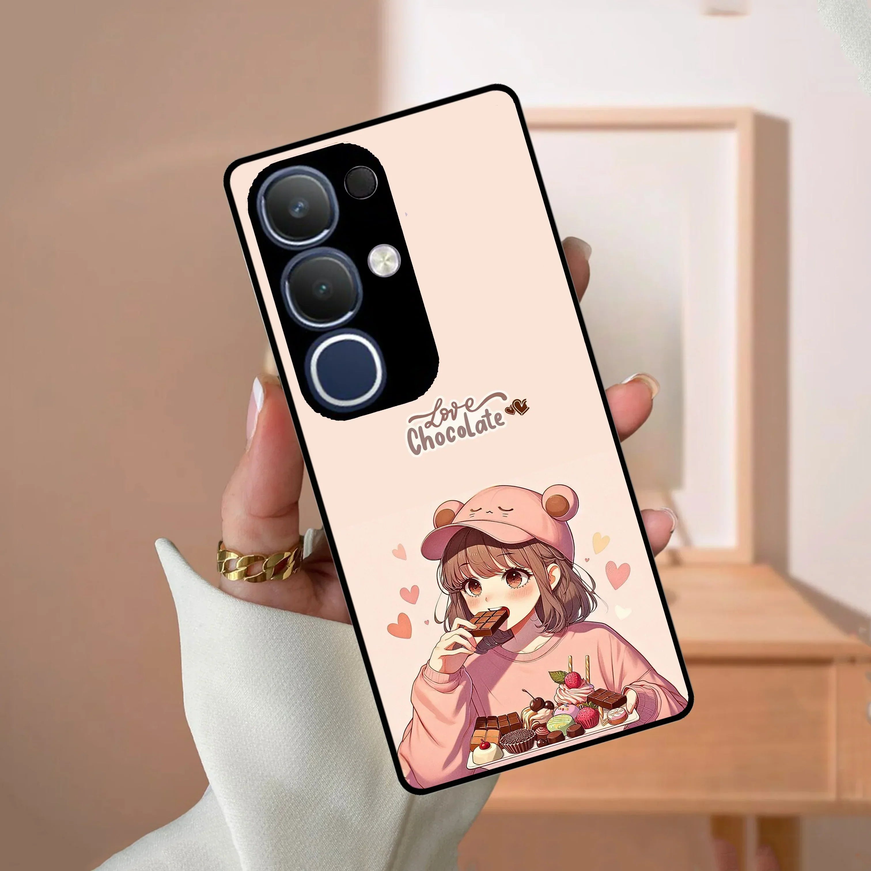 Dessert Dream Glossy Metal Case Cover For Vivo - ShopOnCliQ