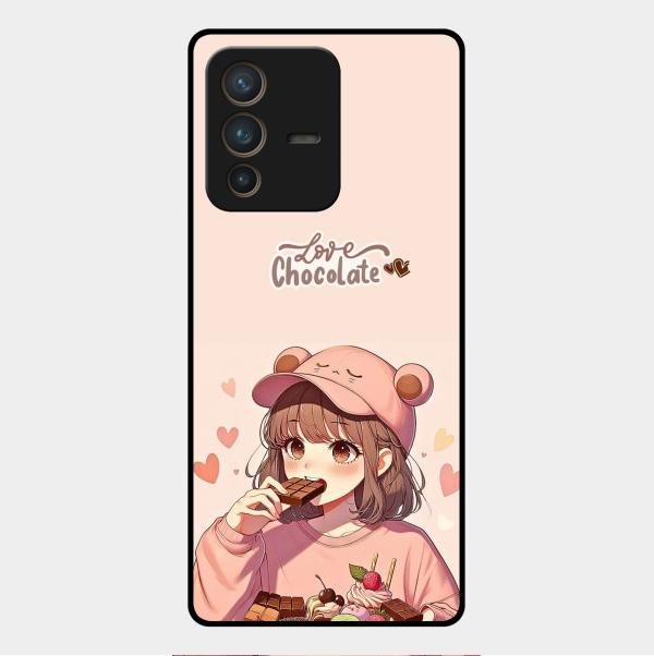 dessert dream glossy metal case cover for Vivo V23 Pro 5G