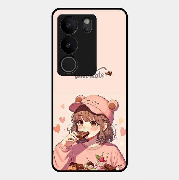 dessert dream glossy metal case cover for Vivo V29 Pro 5G