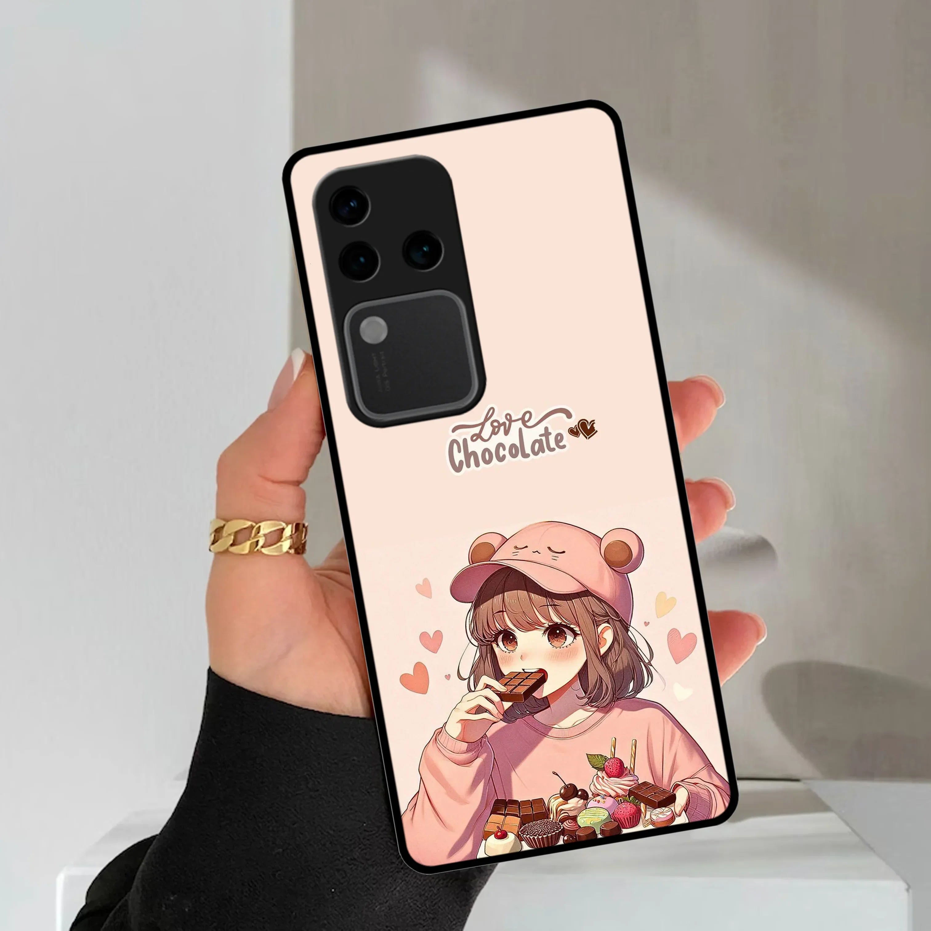 Dessert Dream Glossy Metal Case Cover For Vivo - ShopOnCliQ