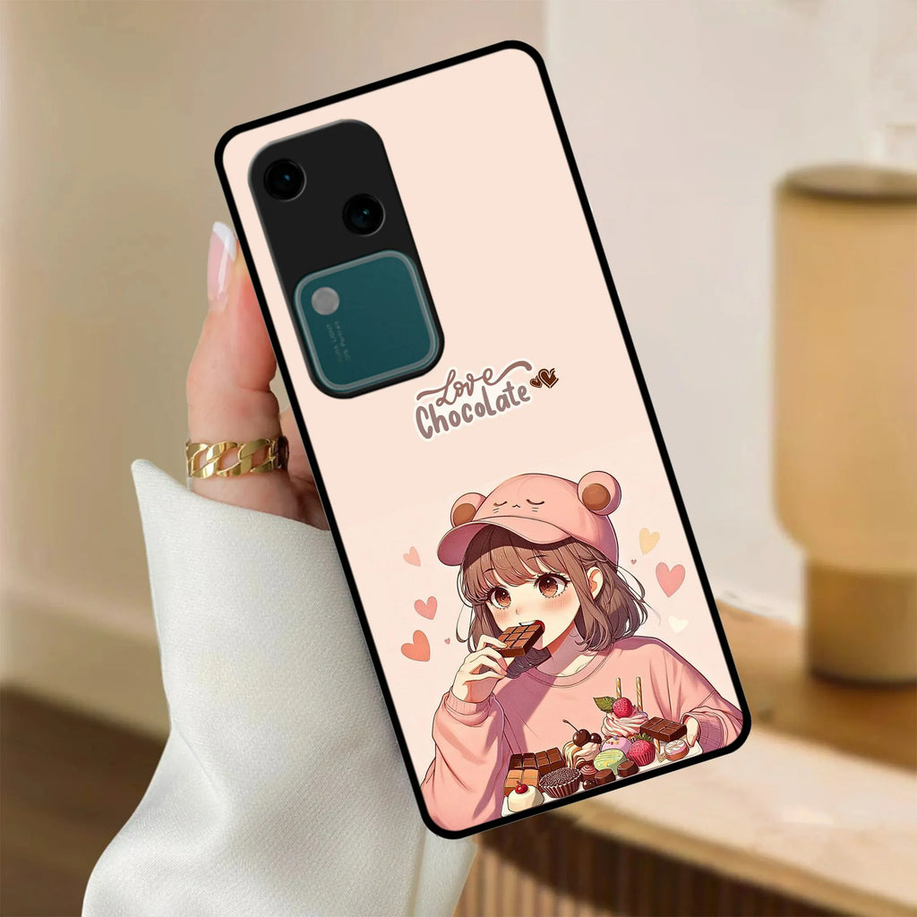 Dessert Dream Glossy Metal Case Cover For Vivo - ShopOnCliQ