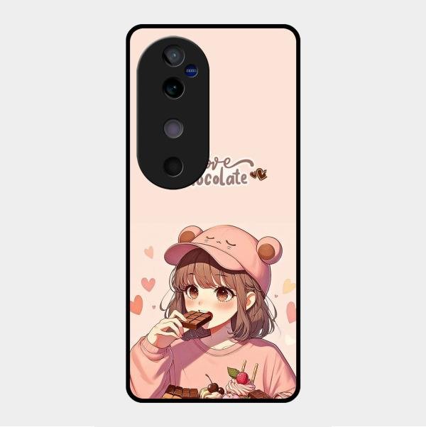 dessert dream glossy metal case cover for Vivo V40 5G