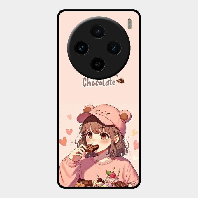 dessert dream glossy metal case cover for Vivo X100 5G