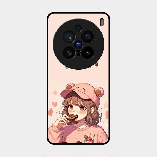 dessert dream glossy metal case cover for Vivo X200 Pro 5G