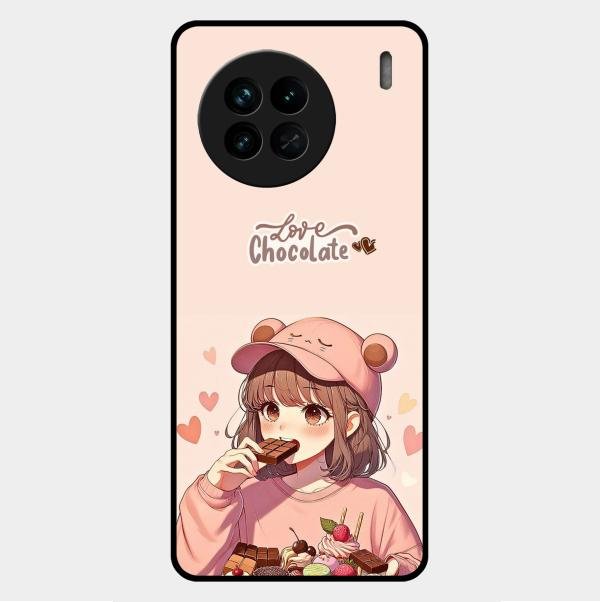 dessert dream glossy metal case cover for Vivo X90 5G