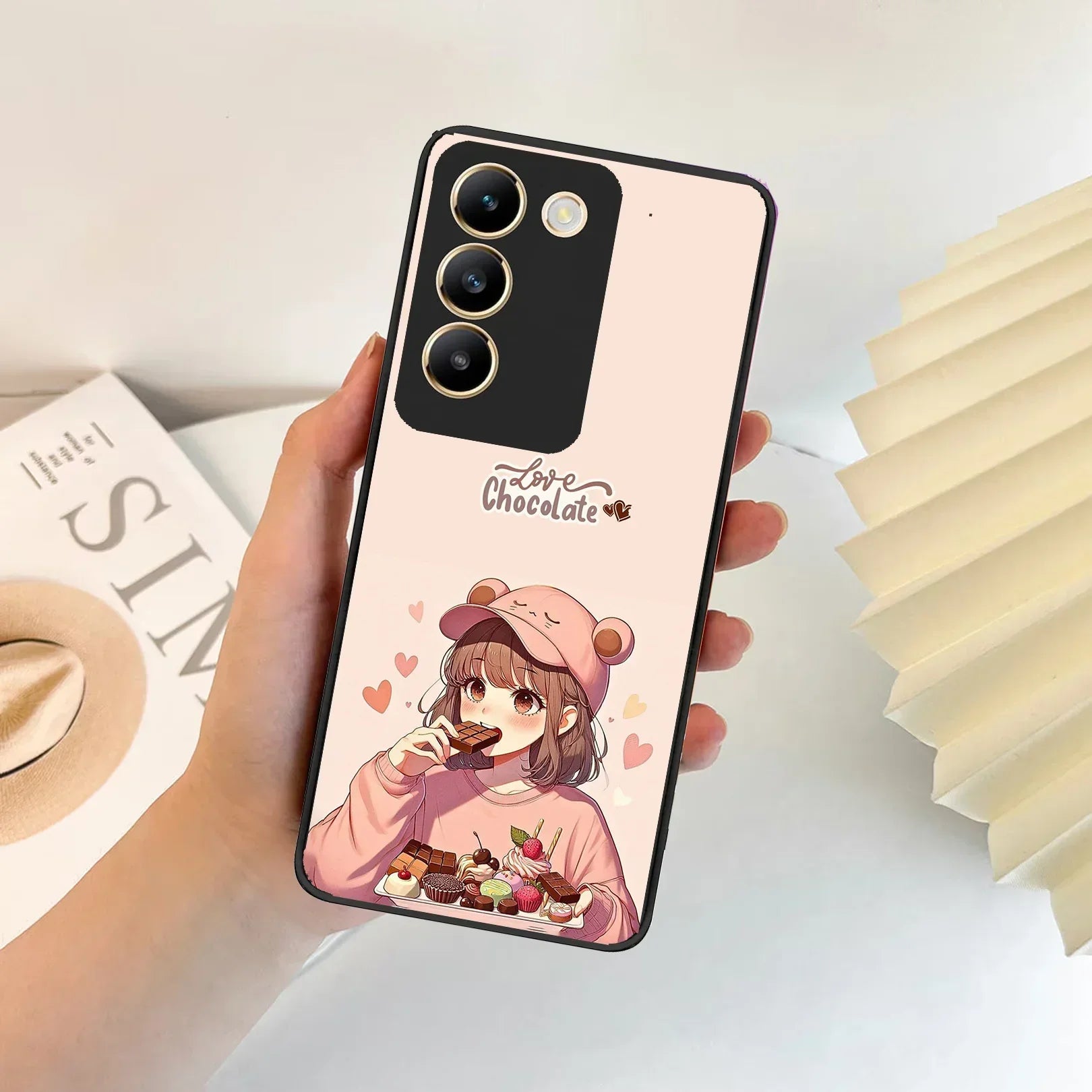 Dessert Dream Glossy Metal Case Cover For Vivo - ShopOnCliQ