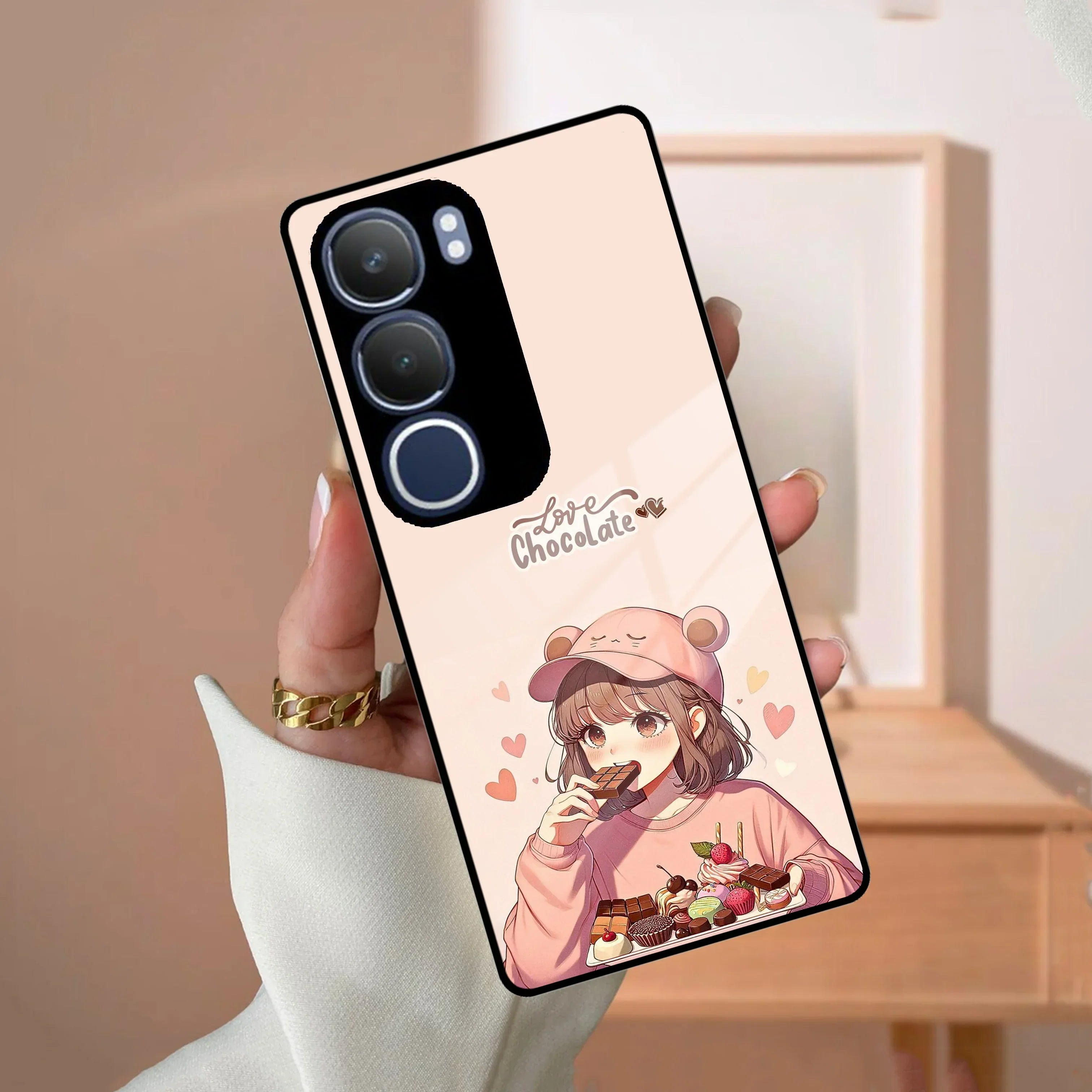 Dessert Dream Glossy Metal Case Cover For Vivo - ShopOnCliQ