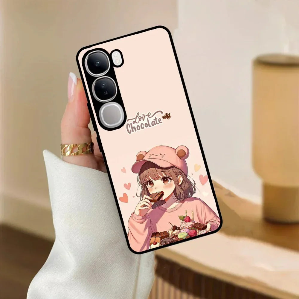 Dessert Dream Glossy Metal Case Cover For Vivo - ShopOnCliQ