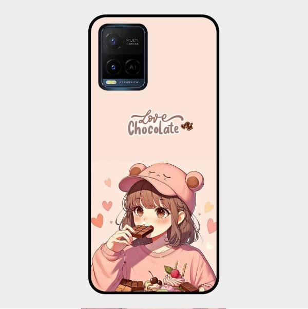 dessert dream glossy metal case cover for Vivo Y33S