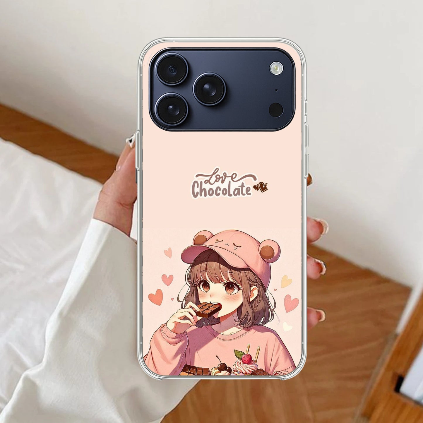 Dessert Dream Transparent Silicon Case For iPhone