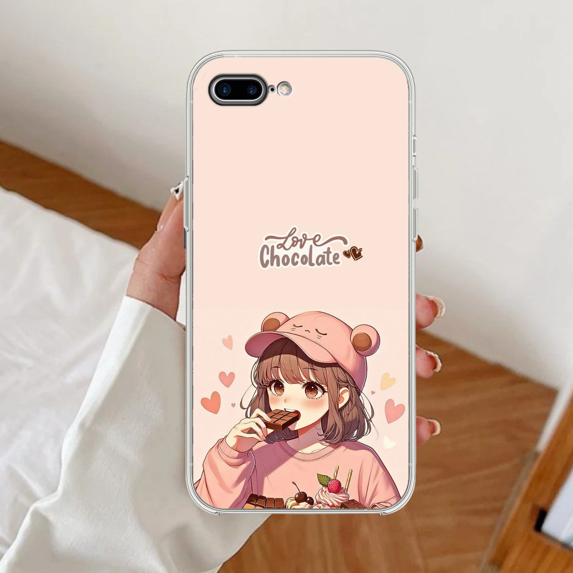 Dessert Dream Transparent Silicon Case For iPhone
