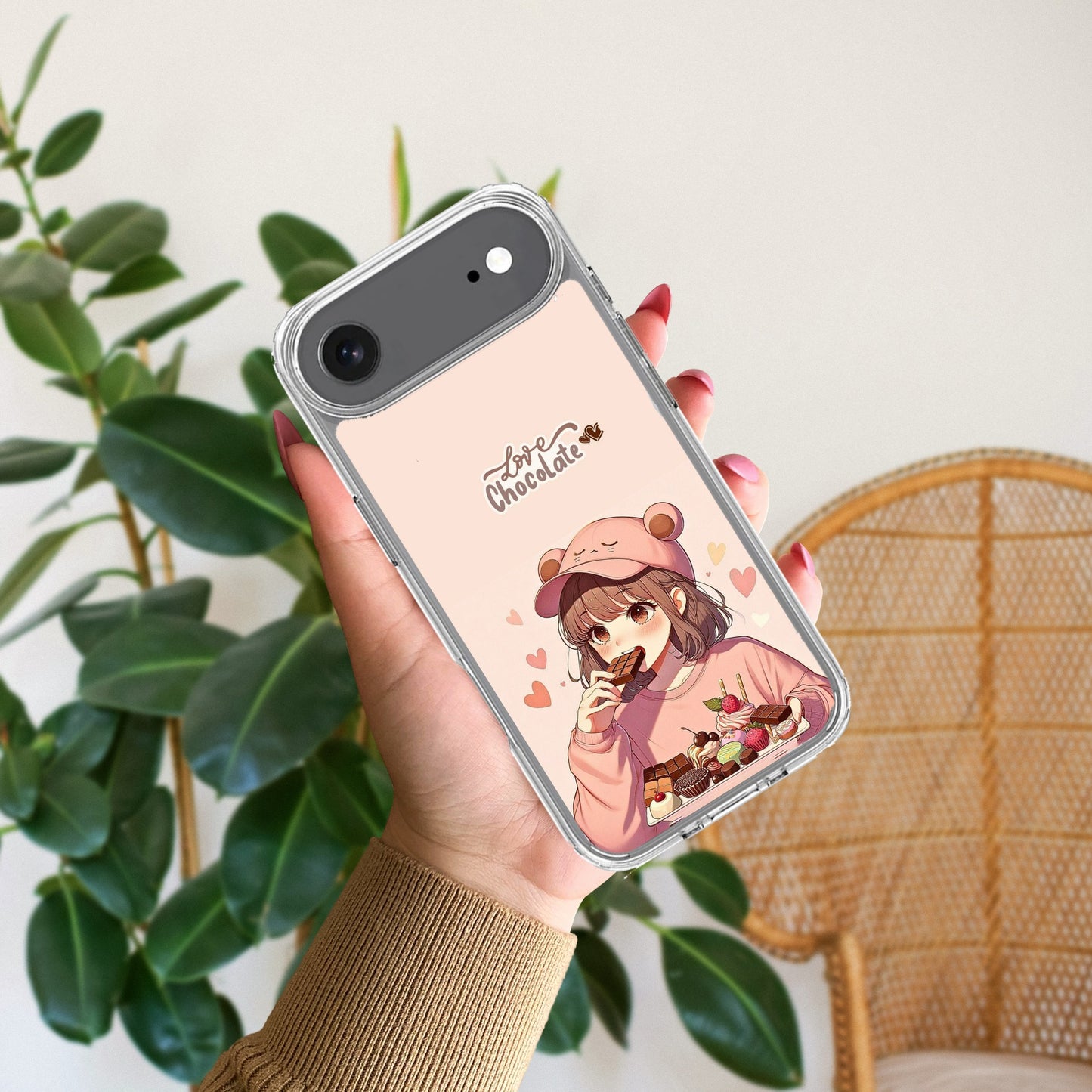 Dessert Dream Transparent Silicon Case For iPhone