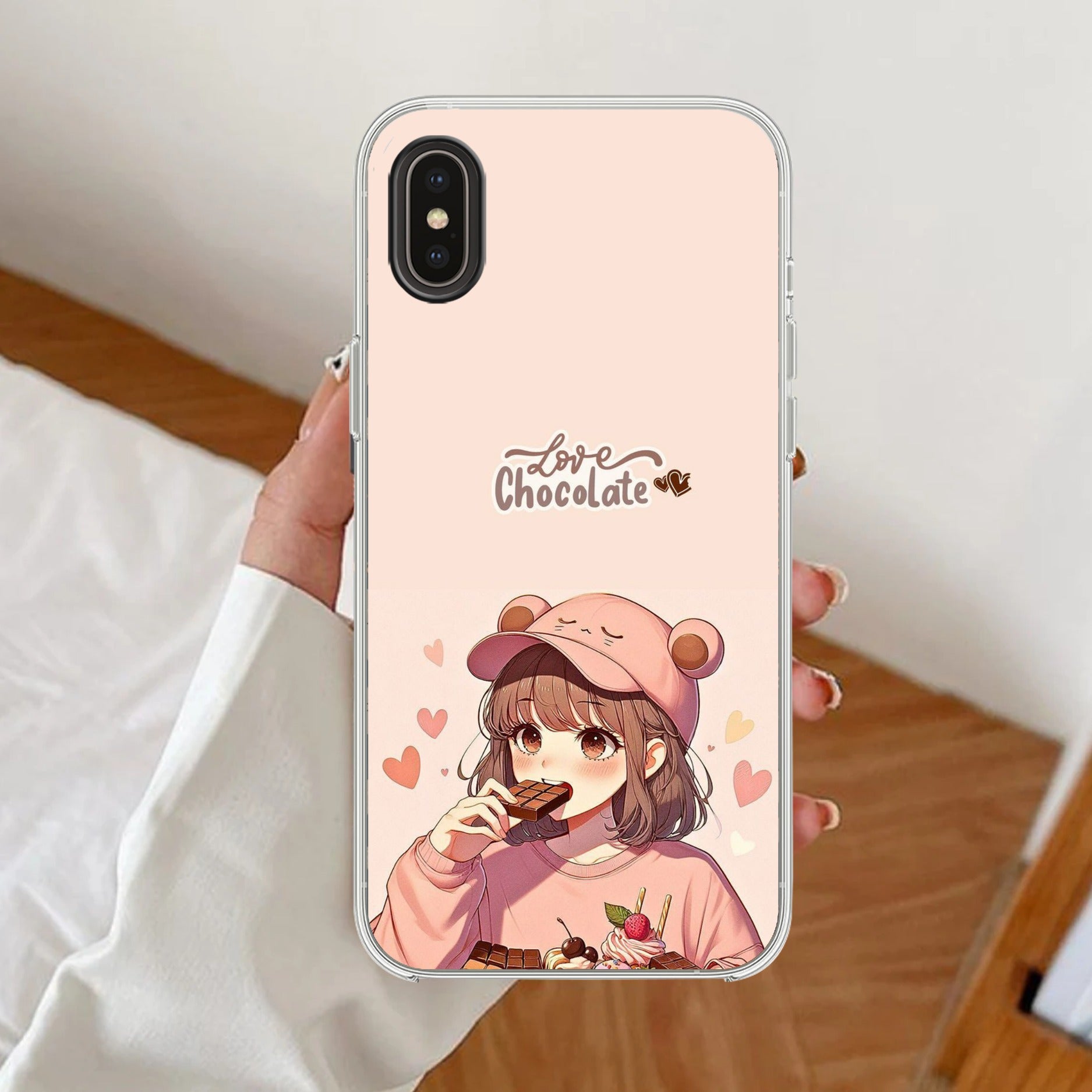 Dessert Dream Anti Yellow Clear Case For iPhone XR