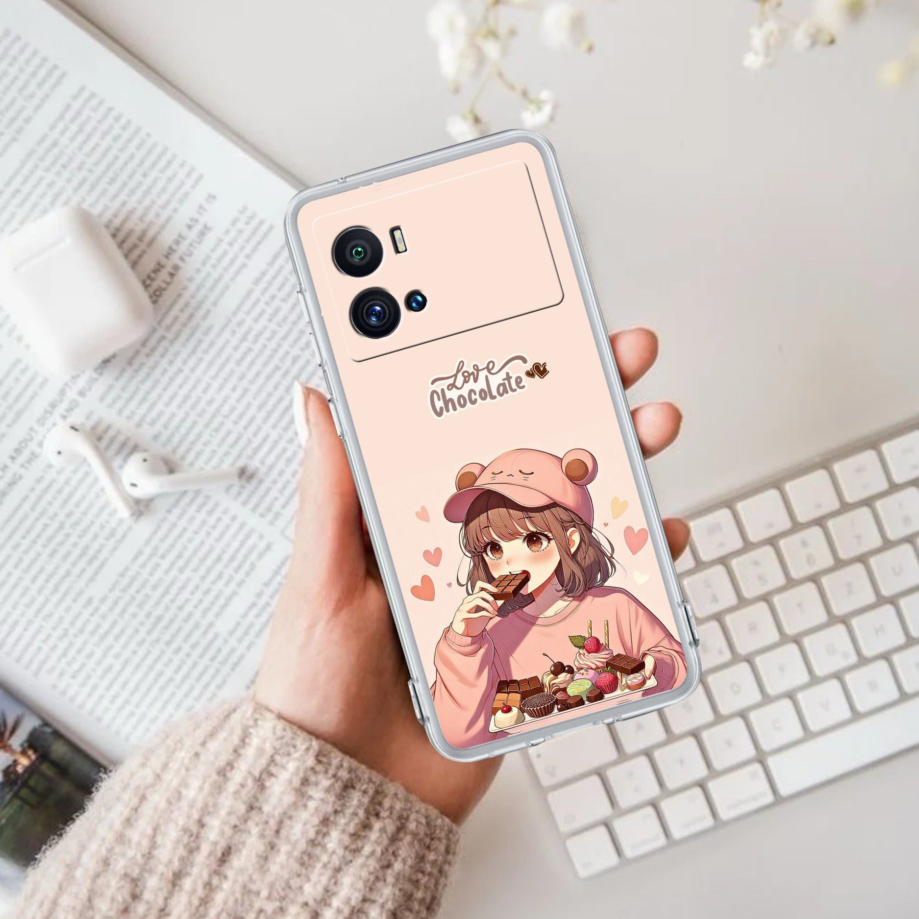 Dessert Dream Transparent Silicon Case For iQOO Neo 7 Pro 5G