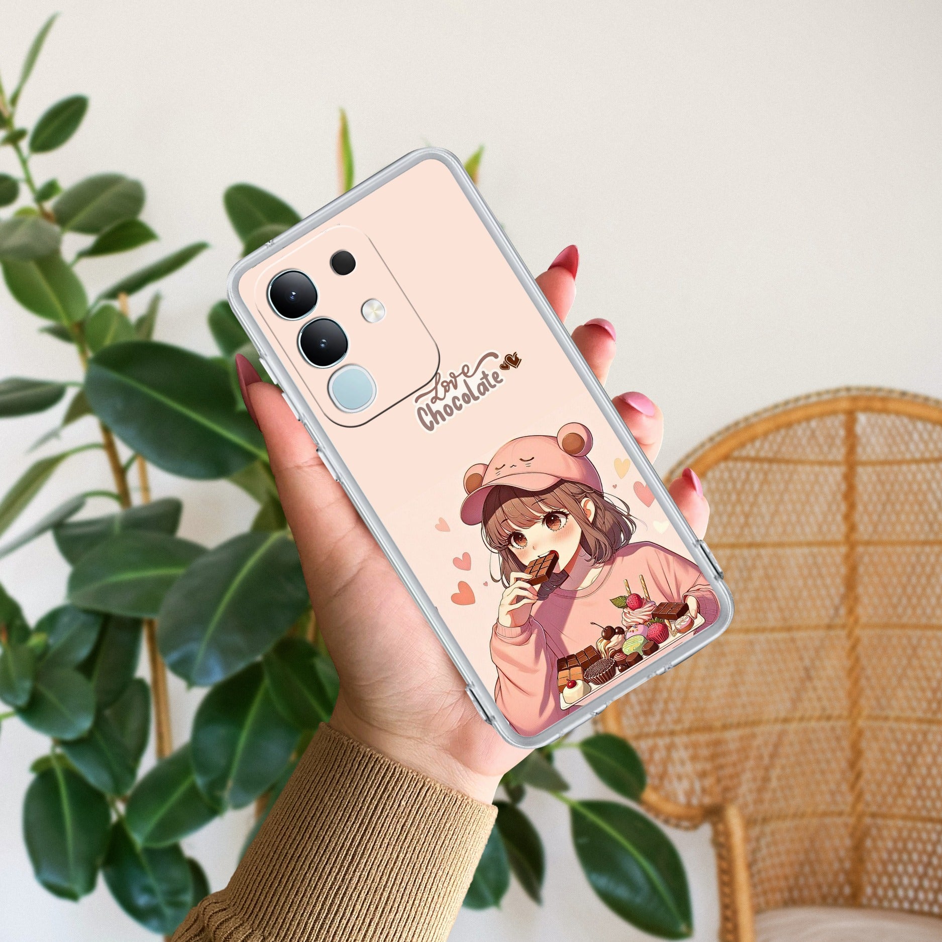 Dessert Dream Transparent Silicon Case For iQOO Z10x 5G