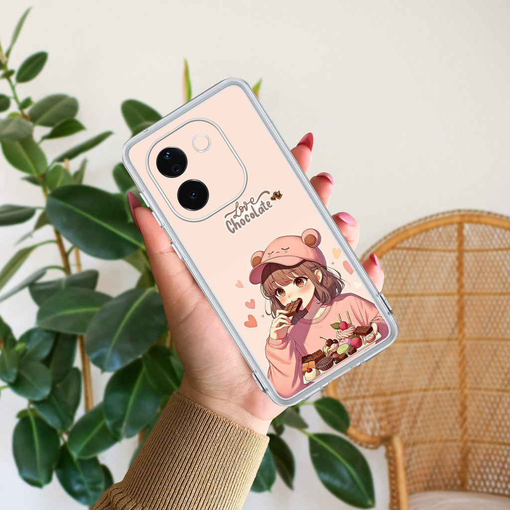 Dessert Dream Transparent Silicon Case For iQOO Z9s Pro 5G