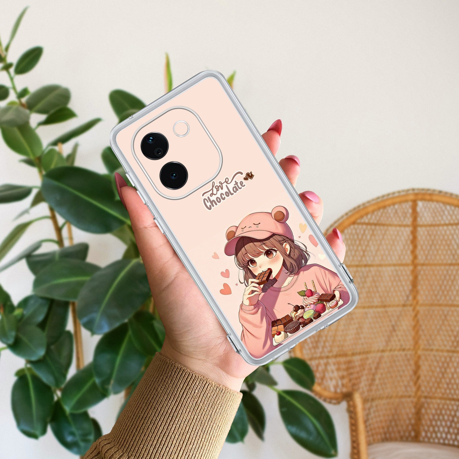 Dessert Dream Transparent Silicon Case For Vivo T3 Pro 5G