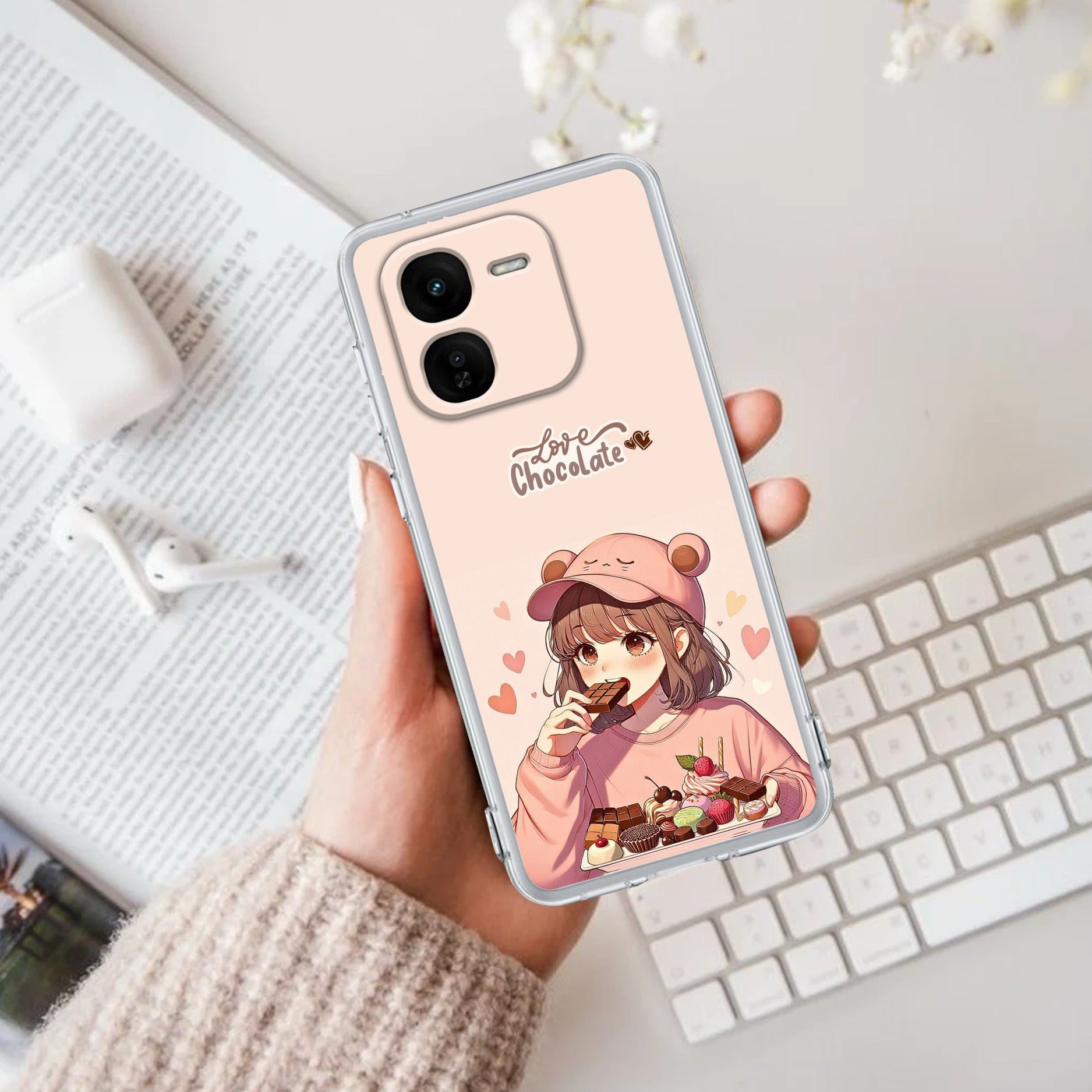 Dessert Dream Transparent Silicon Case For iQOO Z9x 5G