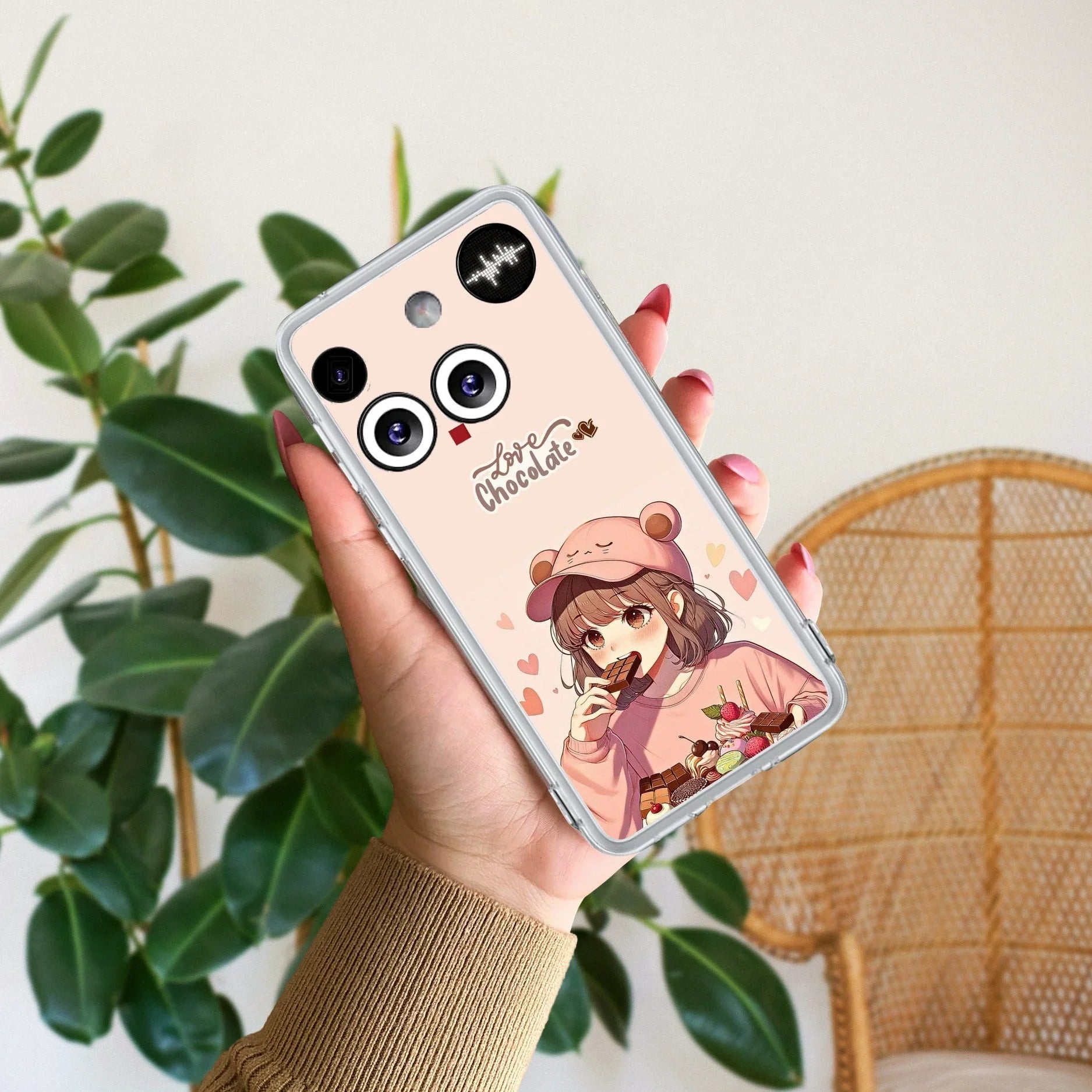 Dessert Dream Transparent Silicon Case For Nothing - ShopOnCliQ